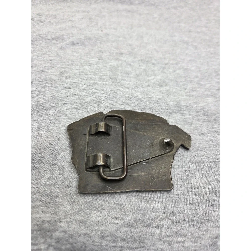 Rare Vintage Antique Solid Brass Toyota Land Cruiser Heavy Belt Buckle Mens